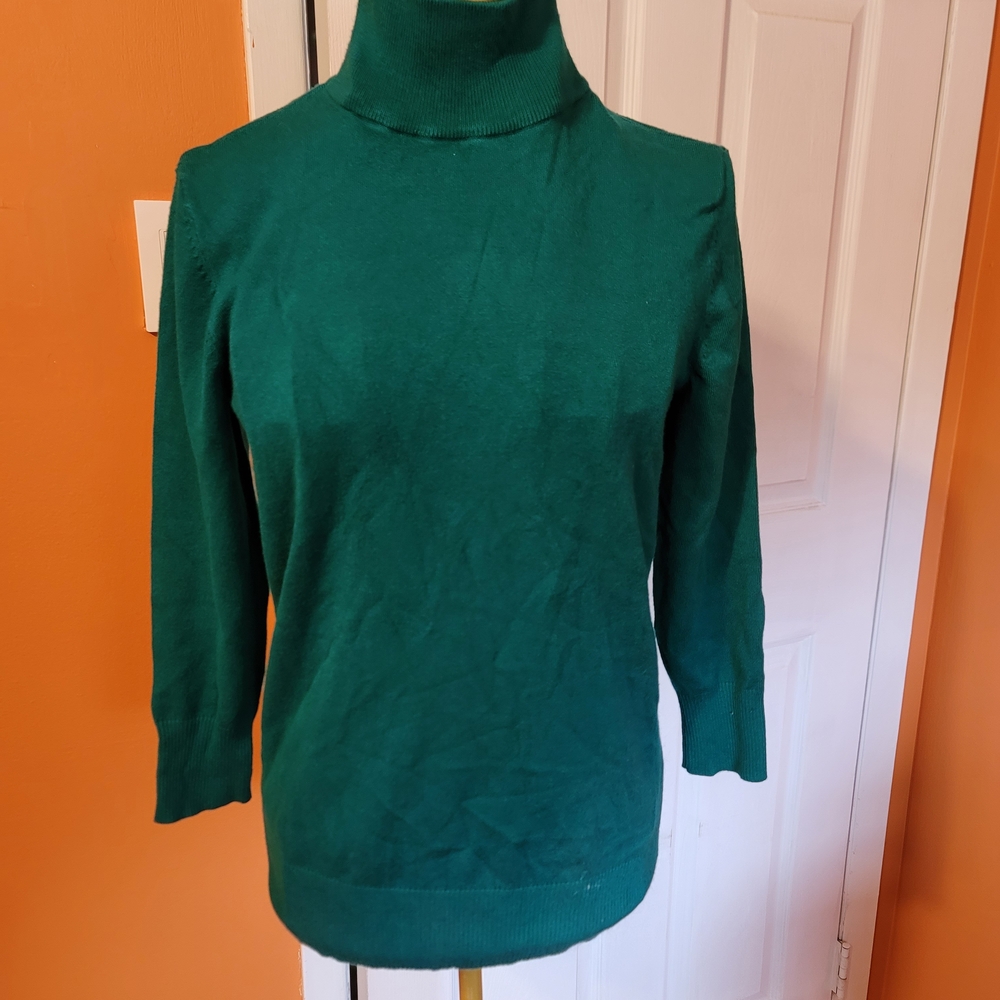 Apt. 9 Teal Turtleneck Sweater